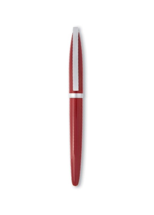 עט מתכת רולר,מילוי גרמני,גוף אדום
