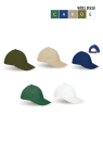 כובע 6 פאנלים-100%-POLO STONE WASH כותנה עם סגר מתכת