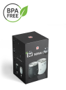 כוס תרמית POLOSWISS נירוסטה ECO אובאלית פנים וחוץ מכסה סילקון כוס תרמית POLOSWISS נירוסטה ECO אובאלית פנים וחוץ מכסה סילקון
